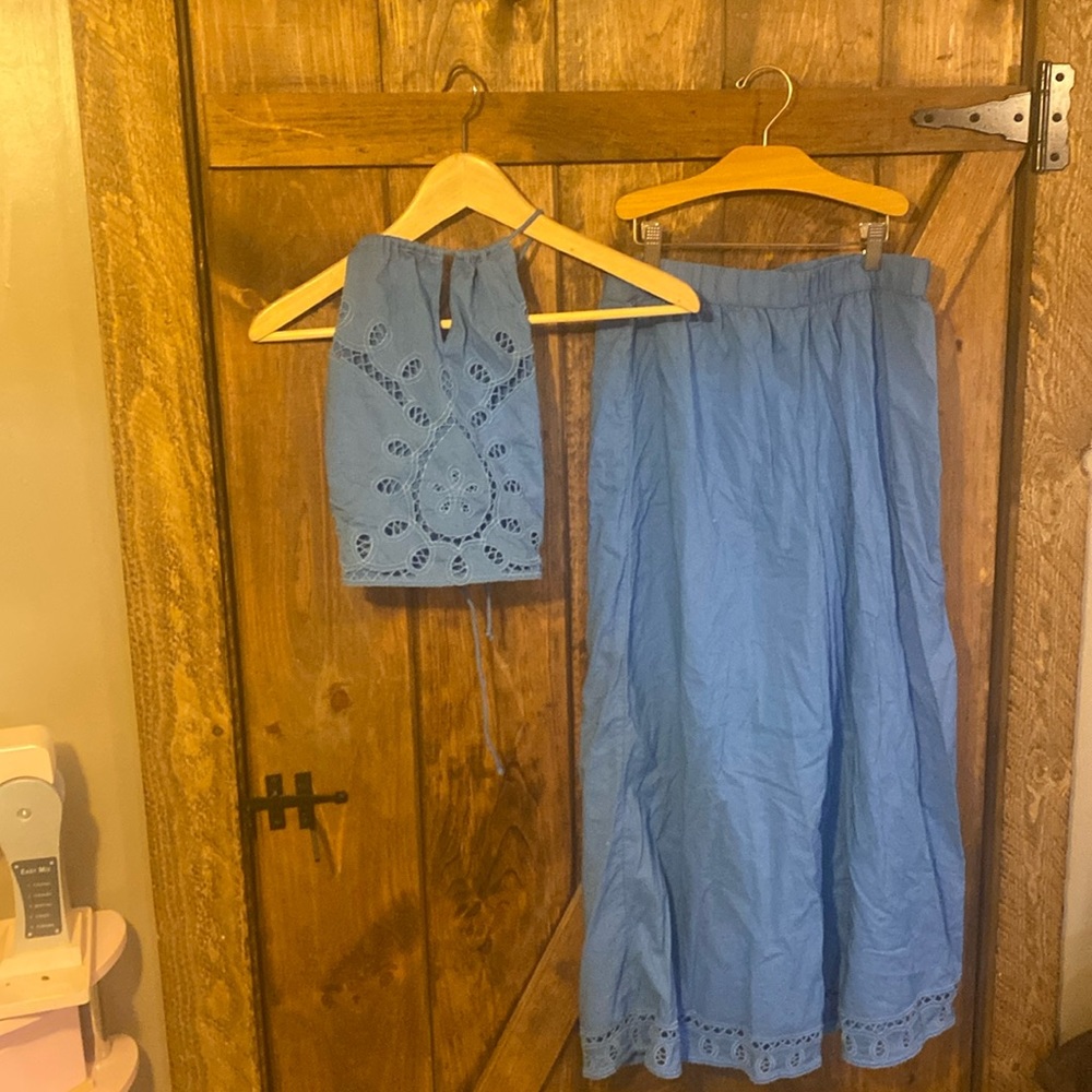 American eagle top and pants set size m